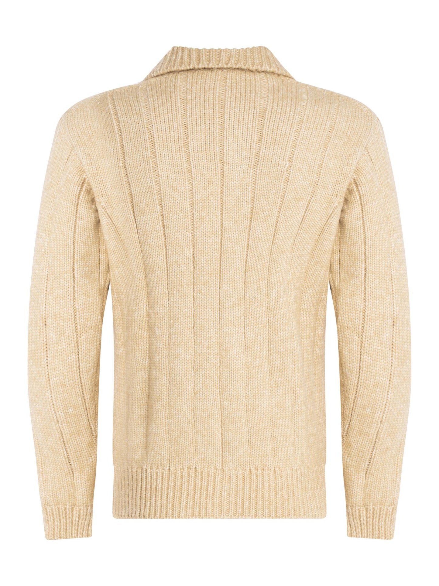 Cardigan modello Gianni Agnelli Franzese Napoli MA8343 BEIGE Franzese Collection 