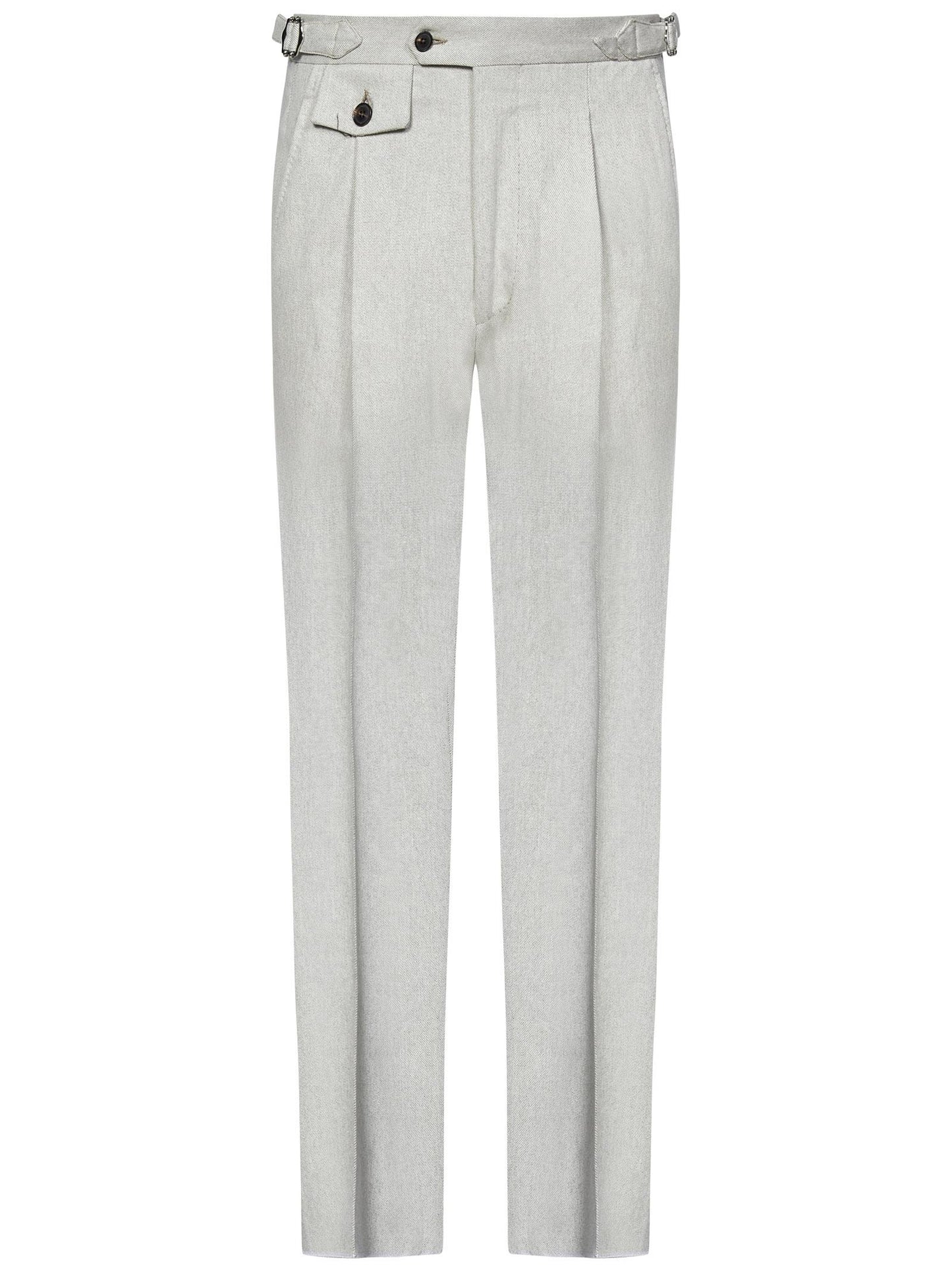 Pantaloni modello Stefano De Martino Franzese Napoli FMP445 CREAMBUFF Franzese Collection Pronta Sartoria 