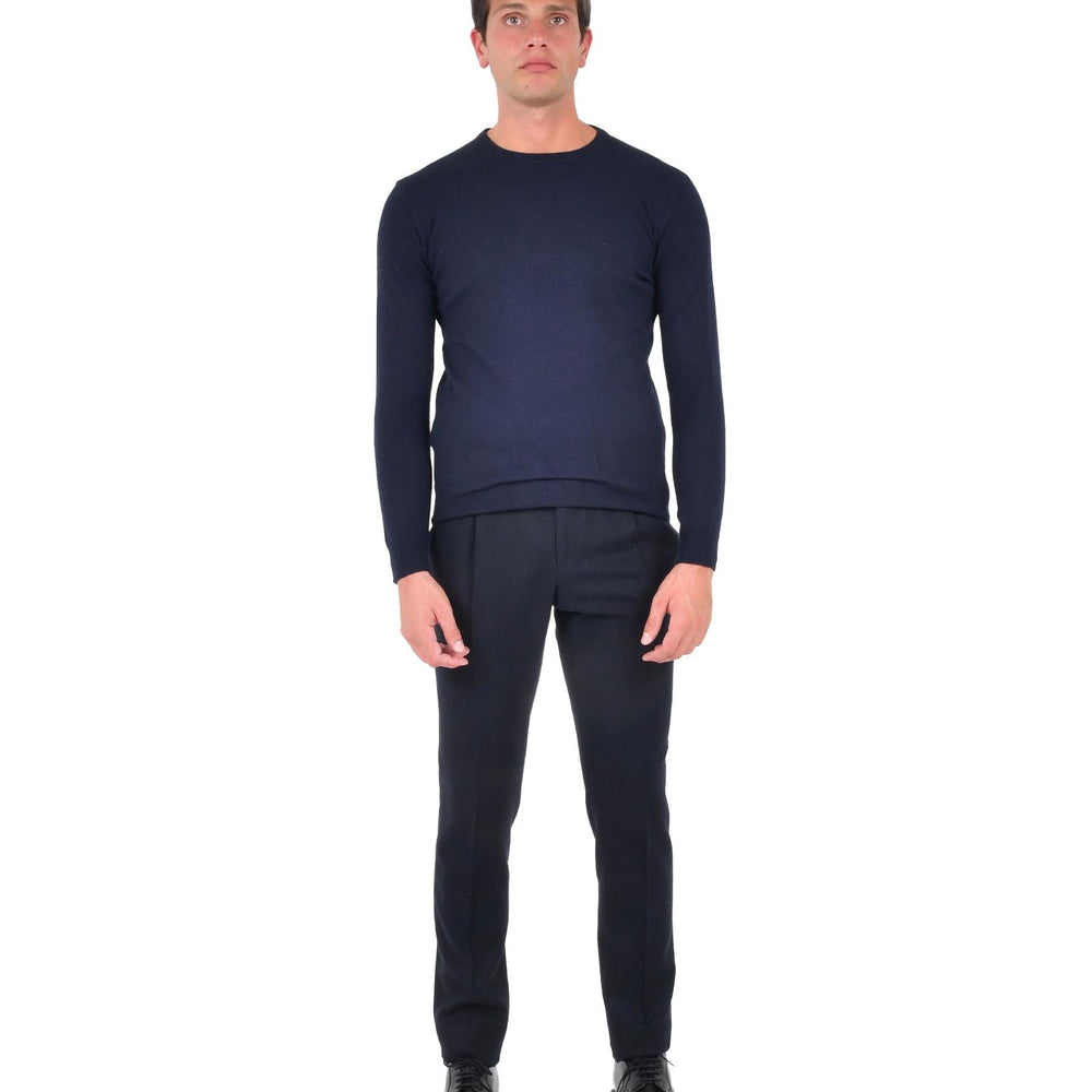 Maglia modello Stefano De Martino Franzese Napoli MA7065W26 BLU Franzese Collection Pronta Sartoria 