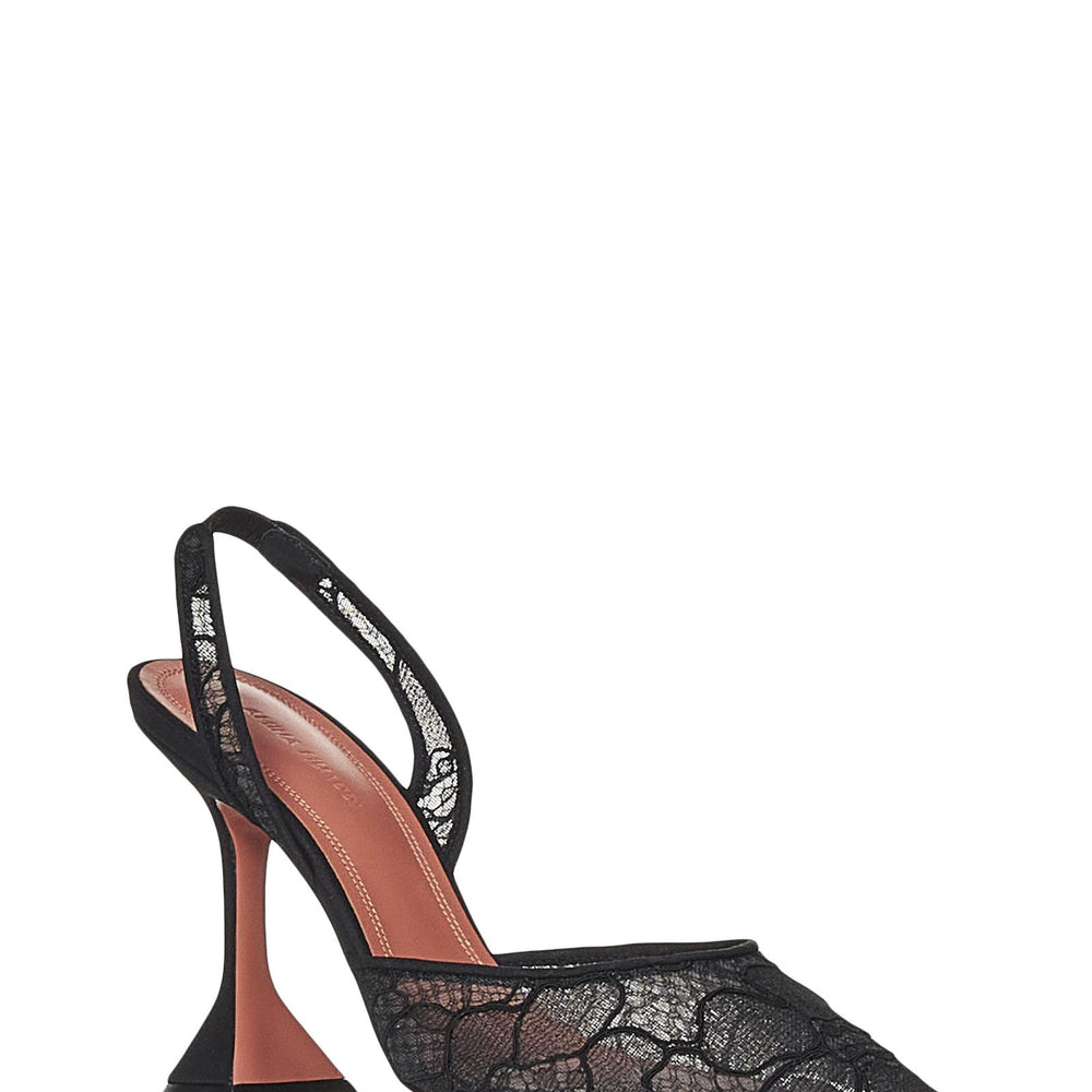 Amina Muaddi HOLLILACESLING95BLACK