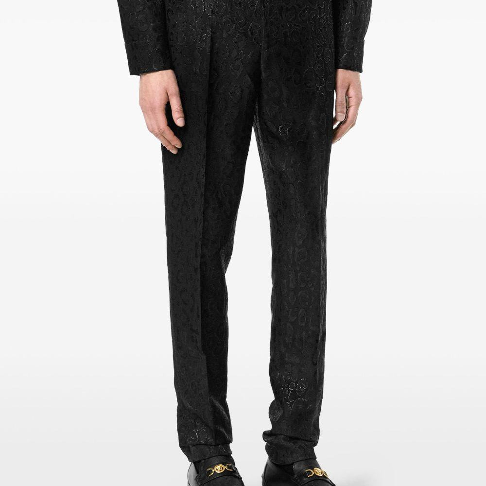 Pantaloni jacquard Leopard Versace<BR/> 10166481A15785 1B000 Versace 