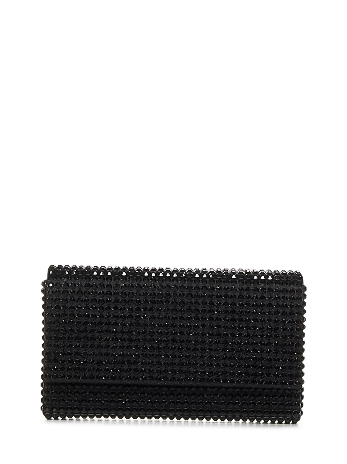 Clutch SUPERAMINI PALOMA Amina Muaddi SUPERAMINIPALOMA BLACKJETBLACK Amina Muaddi 