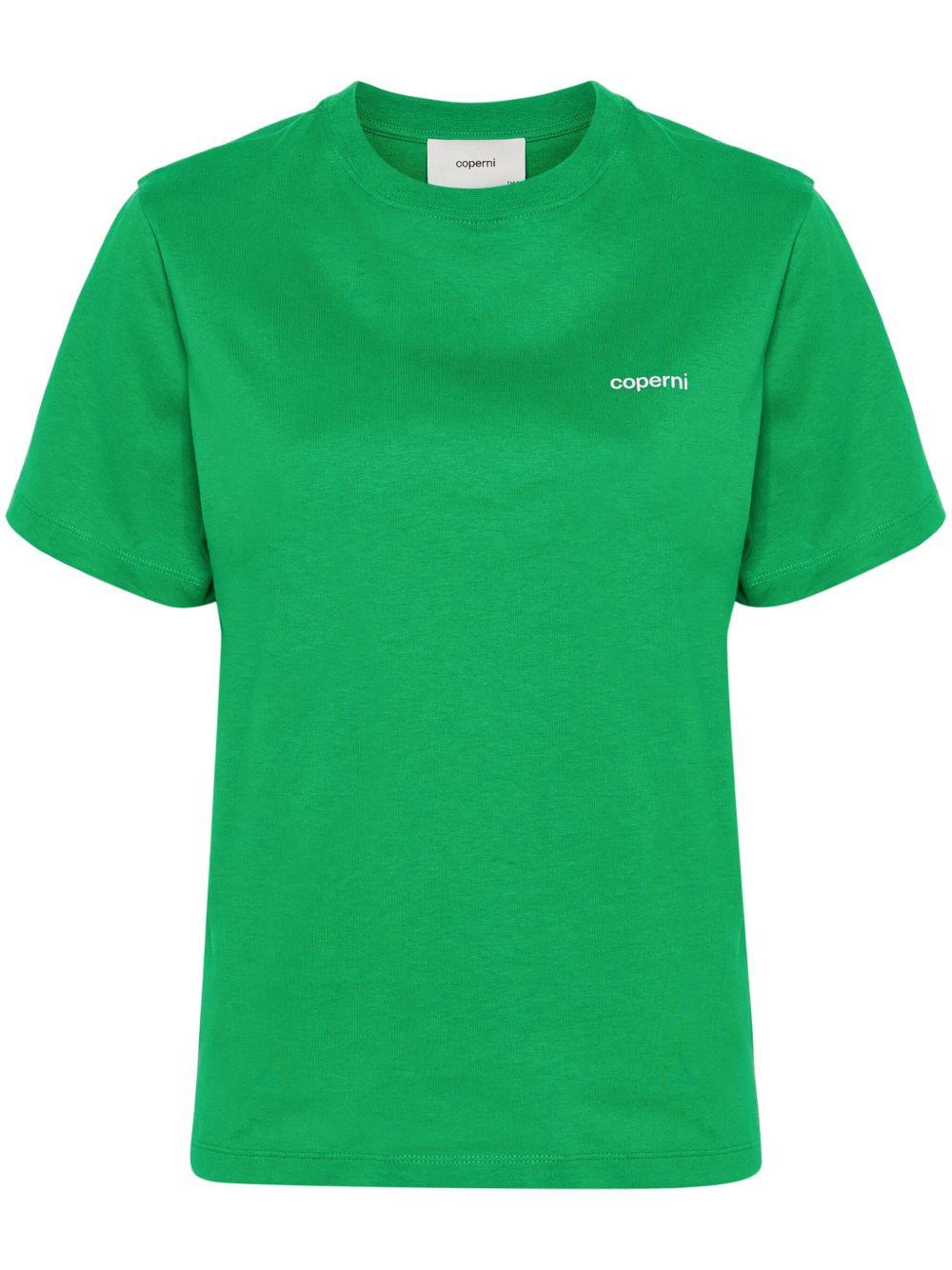 T-shirt Logo Boxy Coperni COPJS03504 GRN Coperni 