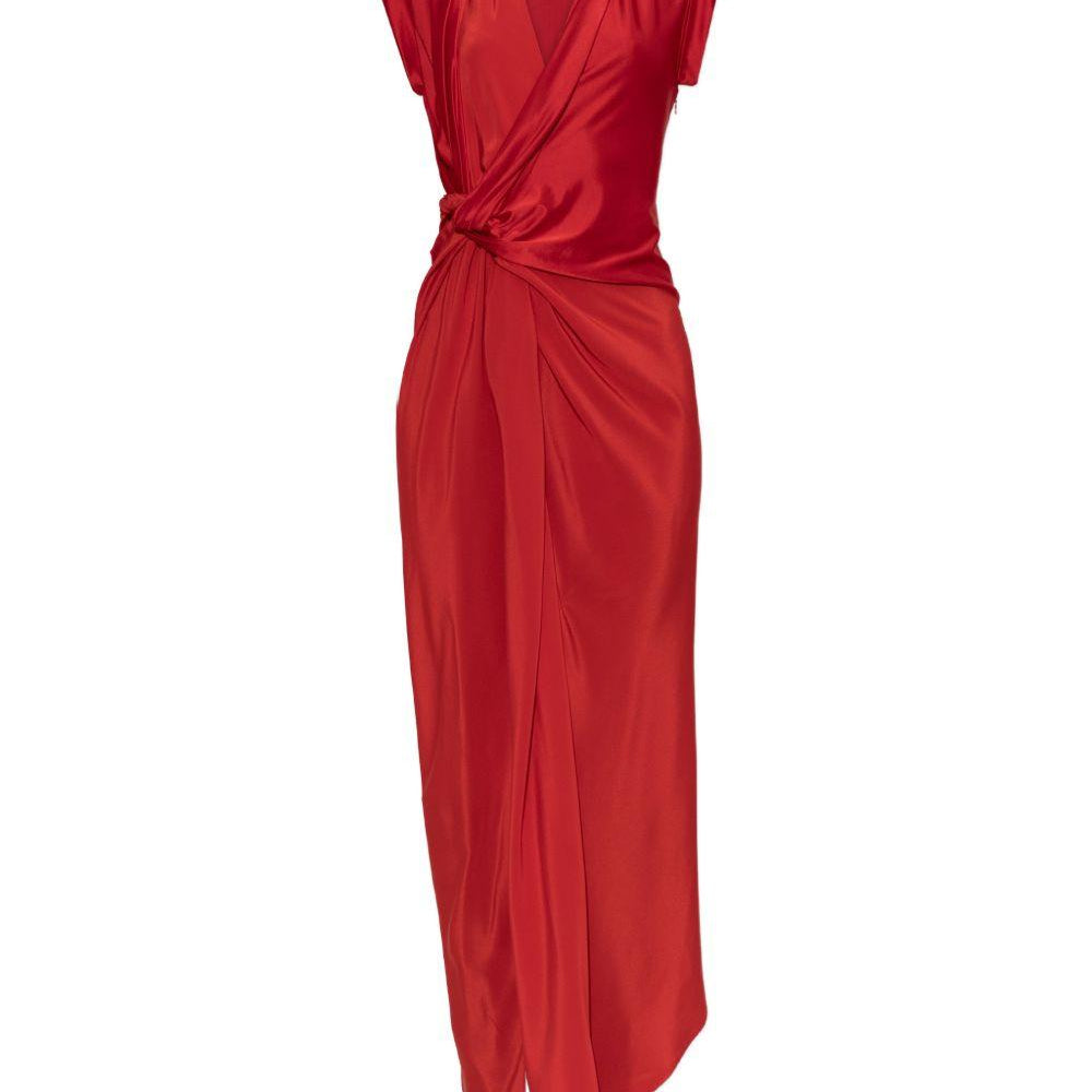 Abito Lungo Twist Victoria Beckham 1126WDR006893A 9631 Victoria Beckham 