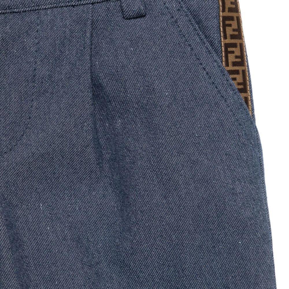 Pantaloni Fenid Kids BMF242AS61 F0QG0 Fendi Kids 