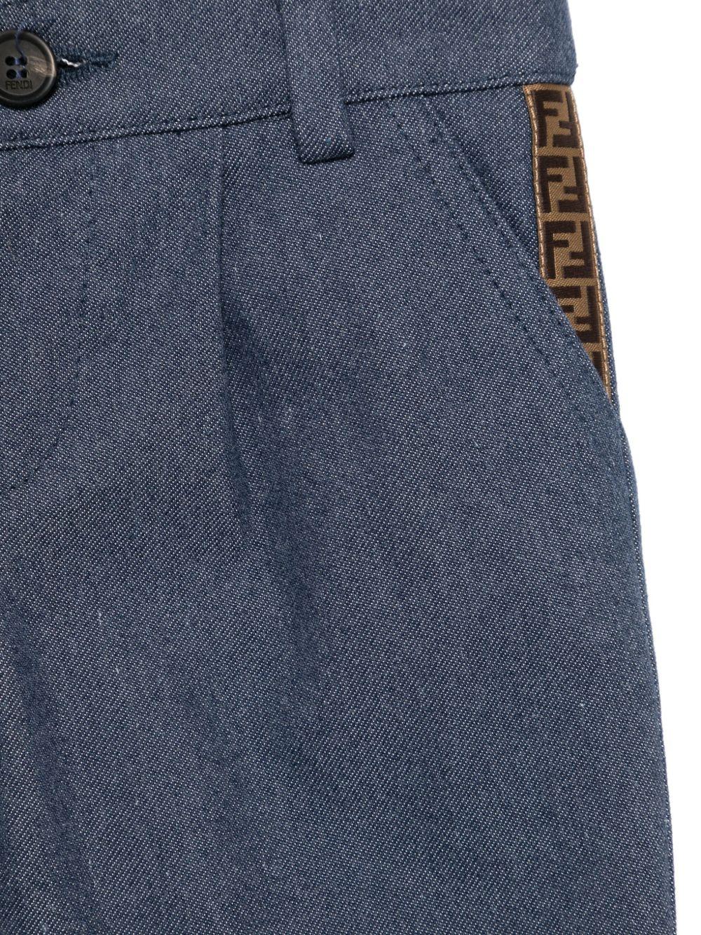 Pantaloni Fenid Kids BMF242AS61 F0QG0 Fendi Kids 