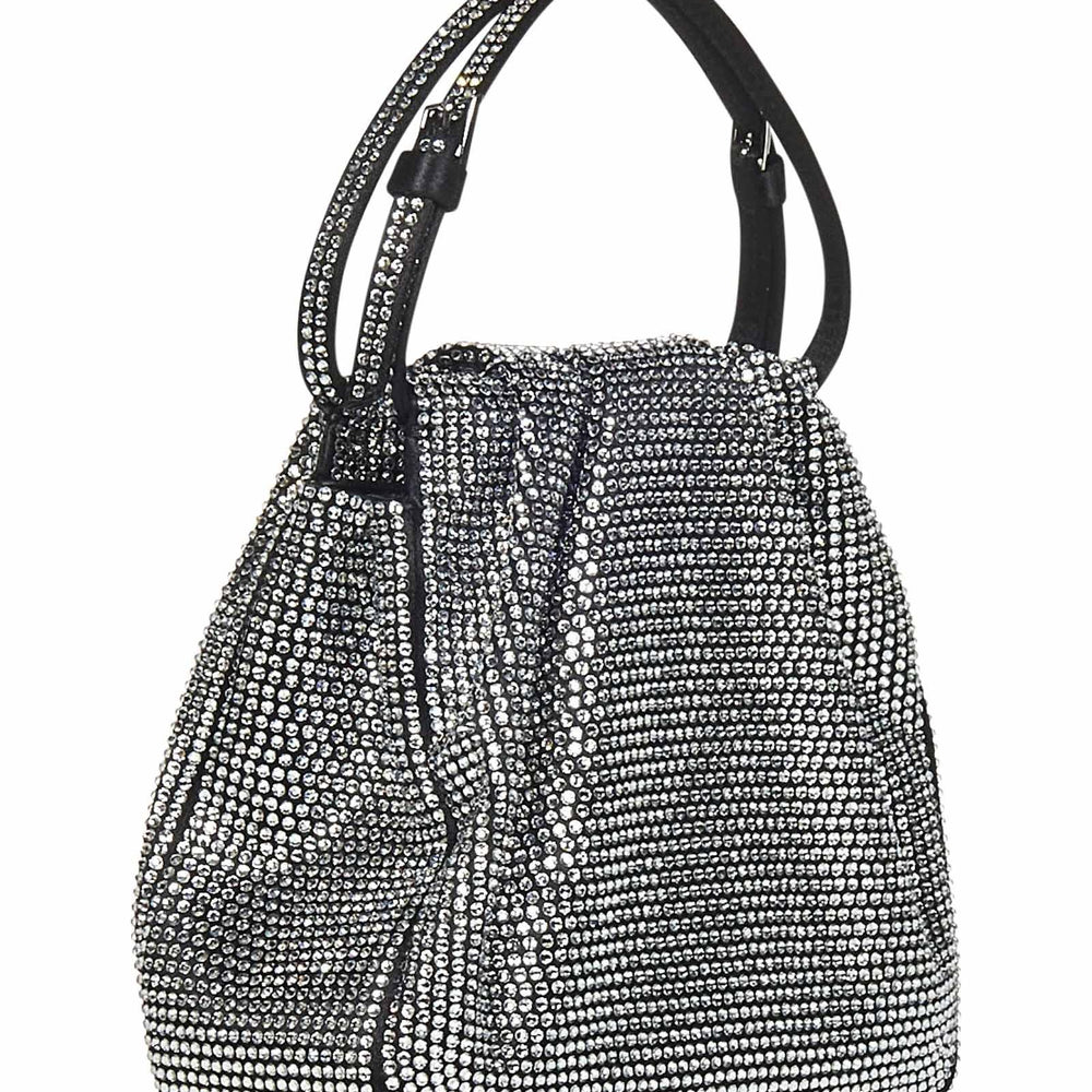 Borsa a mano Vittoria Full Crystal Amina Muaddi VITTORIAFULLCRYSTAL BLACK Amina Muaddi 