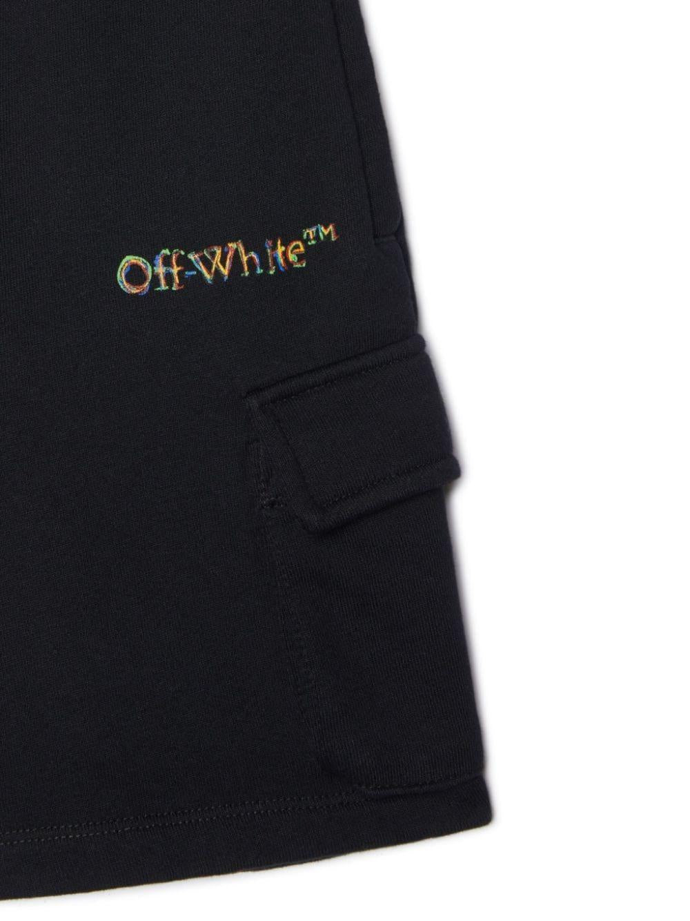 Shorts Off-White Kids OBCI005S24FLE001 1084 Off-White Kids 