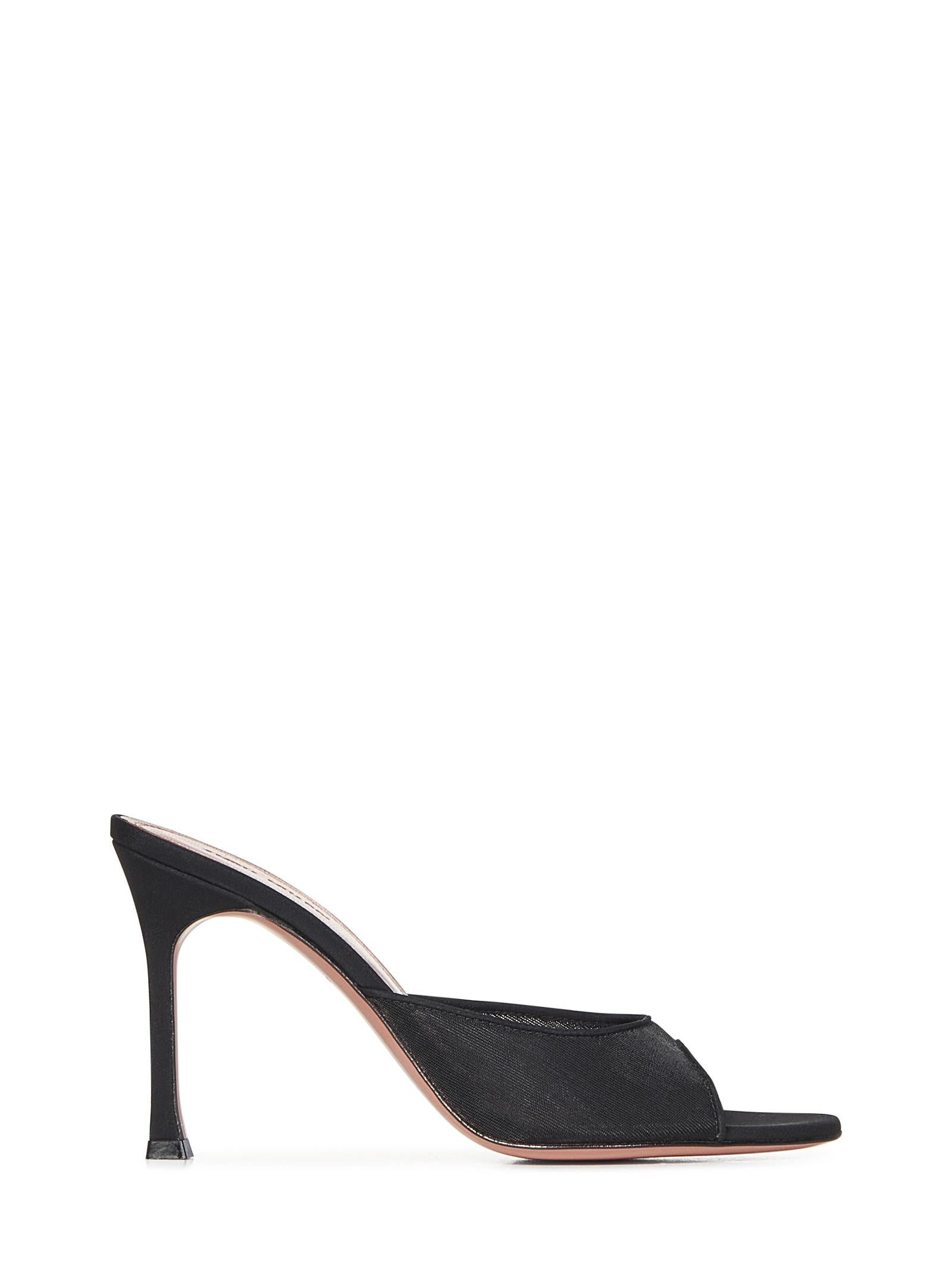 Amina Muaddi ALEXAMESHSLIPPER95BLACK