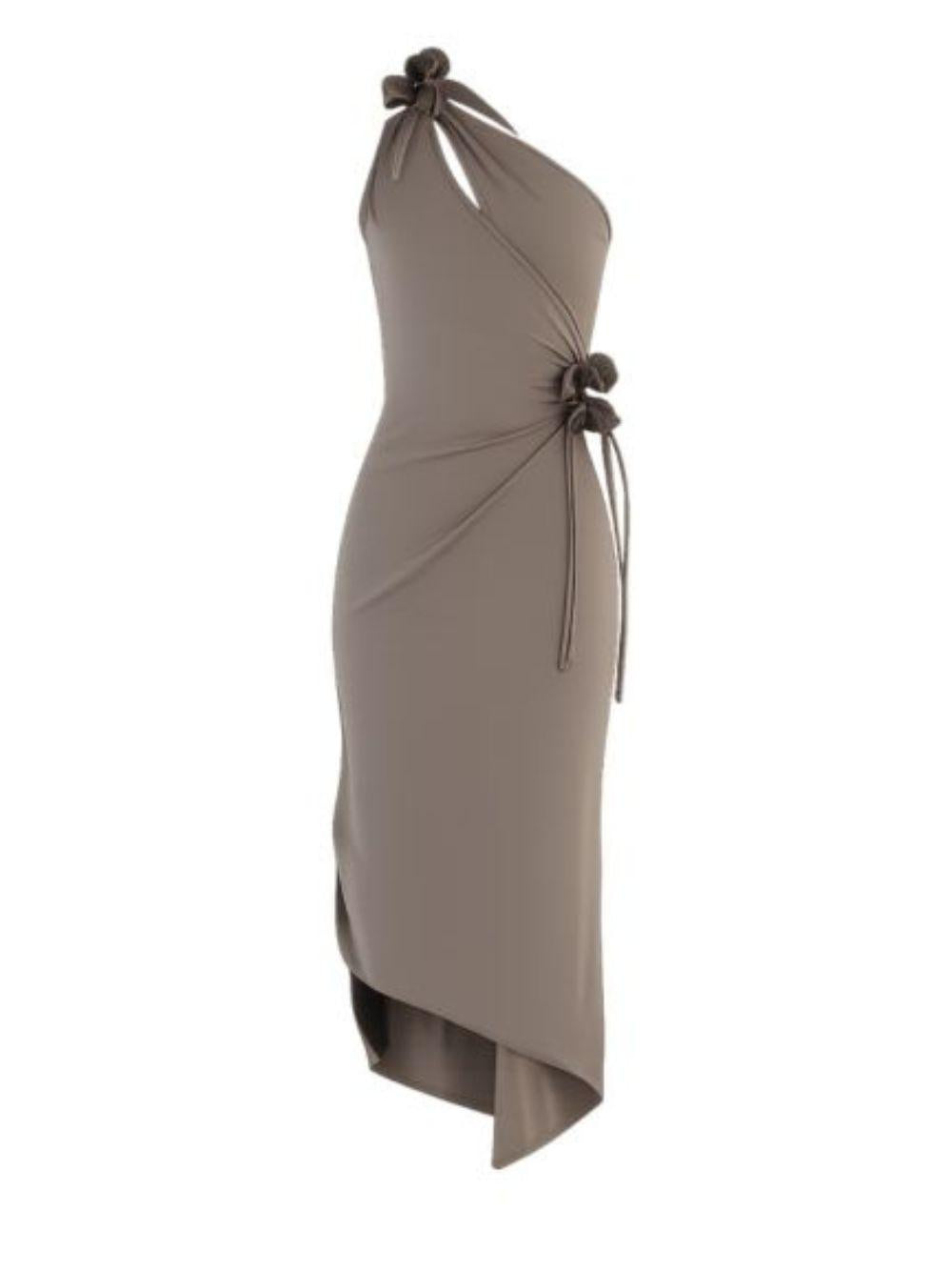 Abito Flower Coperni COPR276F5021 BROWN Coperni 