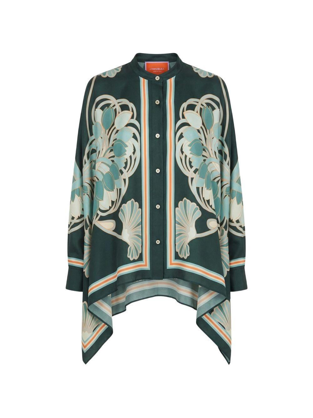 Camicia Foulard La DoubleJ SHI0059SIL001B TU01GR03 La DoubleJ 