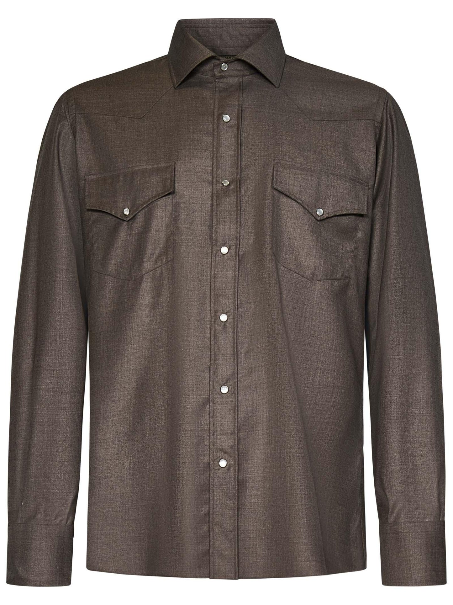 Camicia modello Gianni Agnelli Franzese Napoli 321850 FANGO Franzese Collection 
