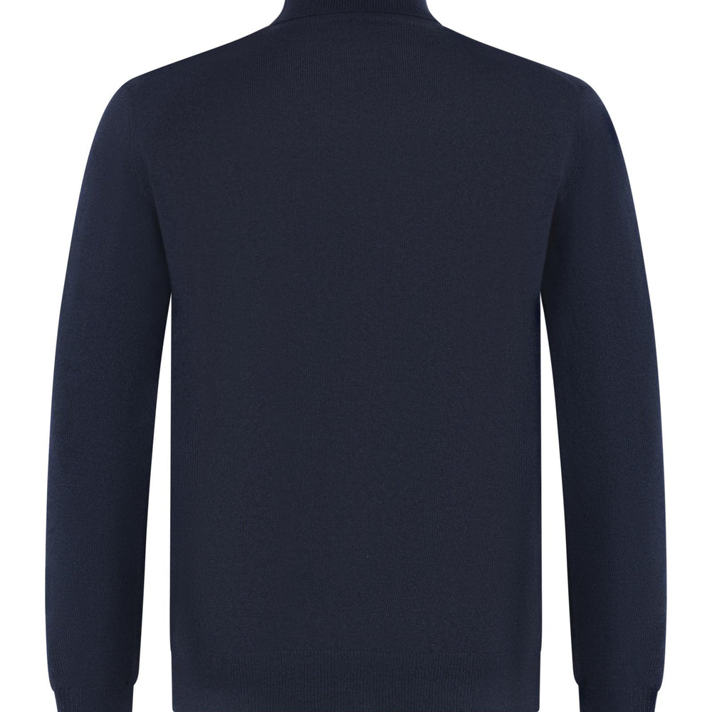 Maglia modello Stefano de Martino Franzese Napoli MA7067W26 BLU Franzese Collection Pronta Sartoria 