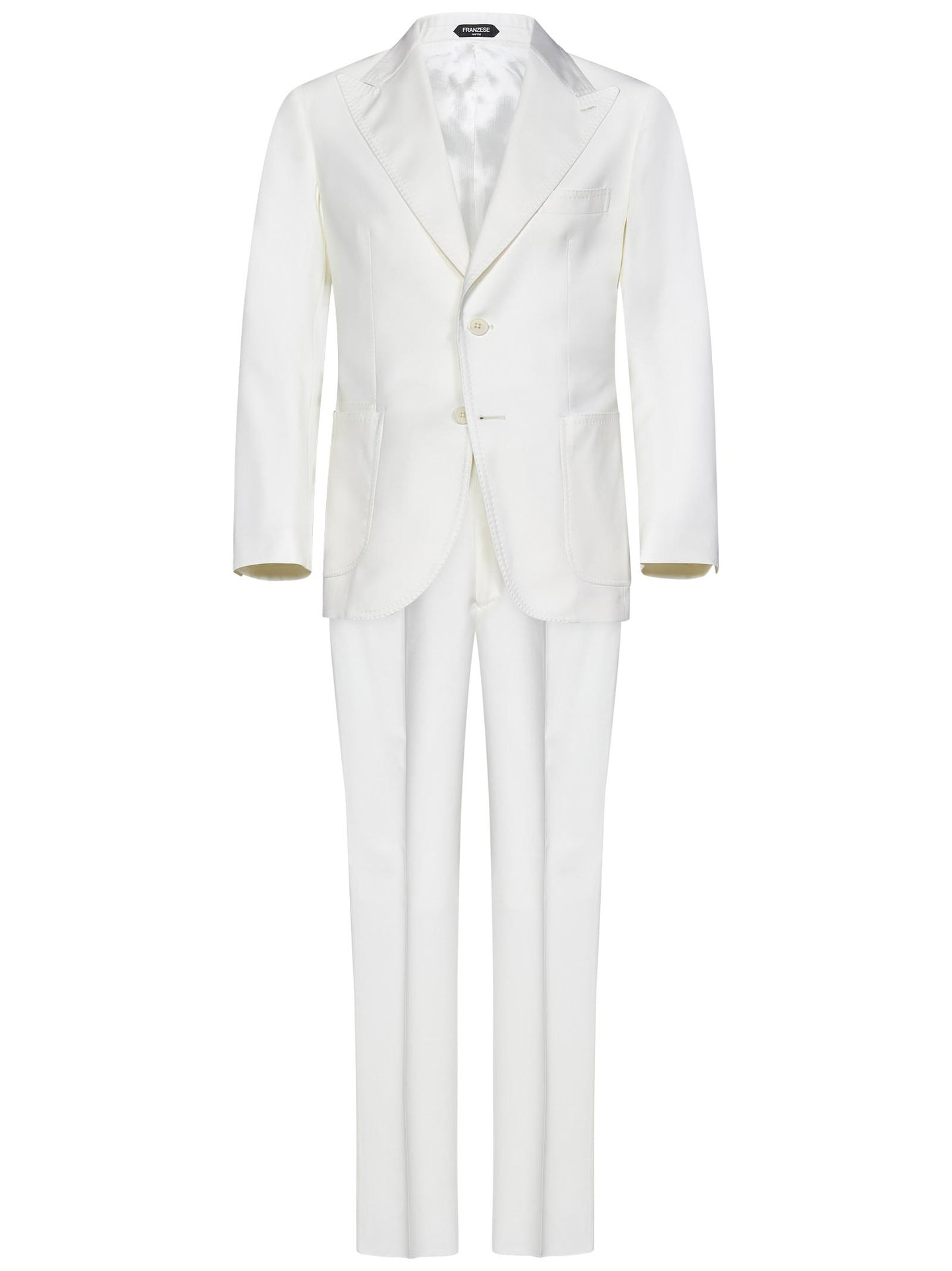 Abito modello Stefano De Martino Franzese Napoli FM1258 WHITE Franzese Collection Pronta Sartoria 