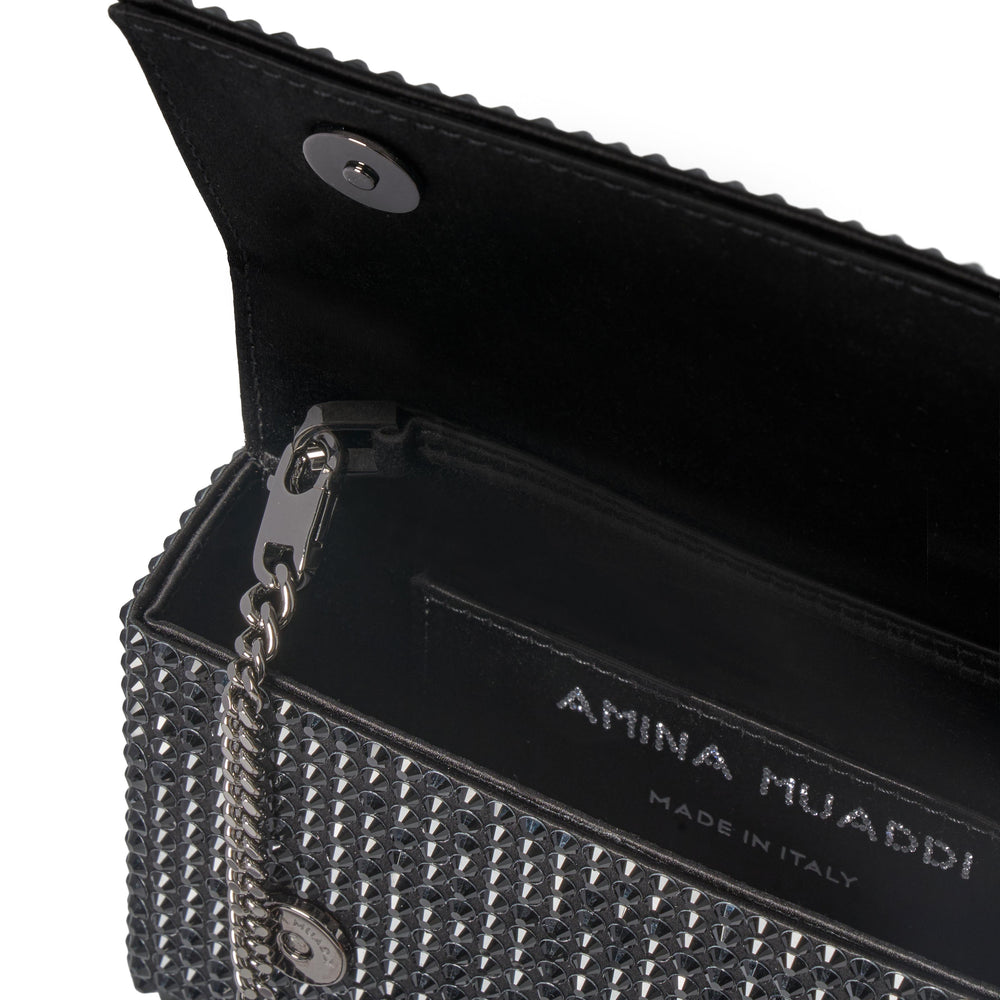 
                  
                    Clucth Paloma Mini Satin Amina Muaddi PALOMAMINISATIN BLACKJETBLACK Amina Muaddi 
                  
                