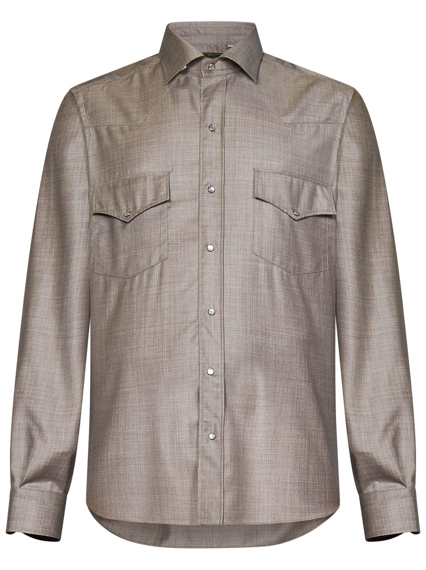 Camicia modello Gianni Agnelli Franzese Napoli 321850 BEIGE Franzese Collection 