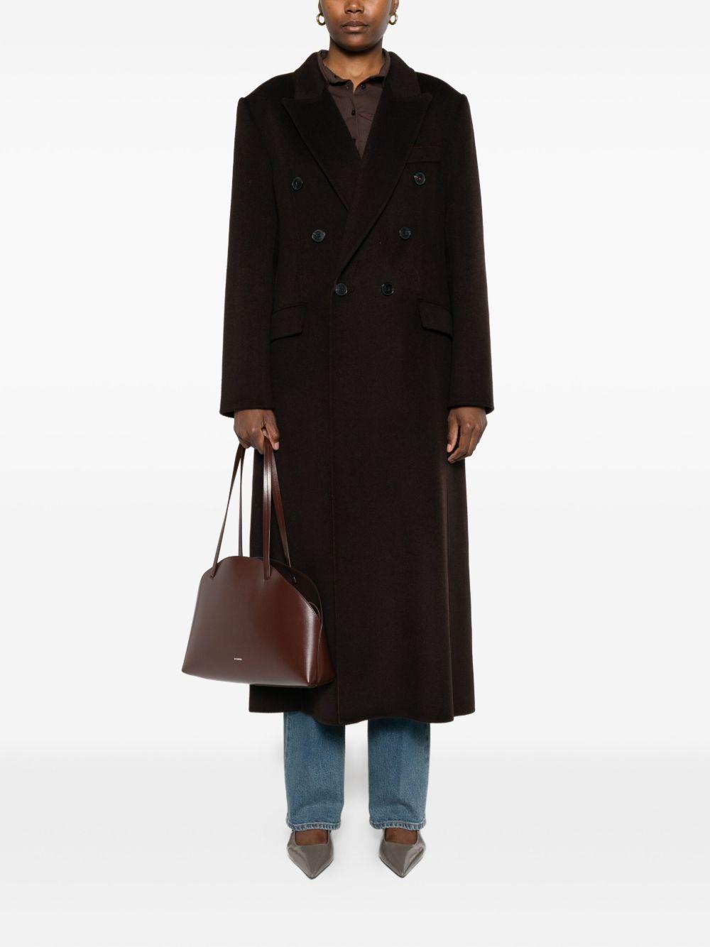 Cappotto Victoria Beckham 1325WCT006440A CHOCOLATE Victoria Beckham 
