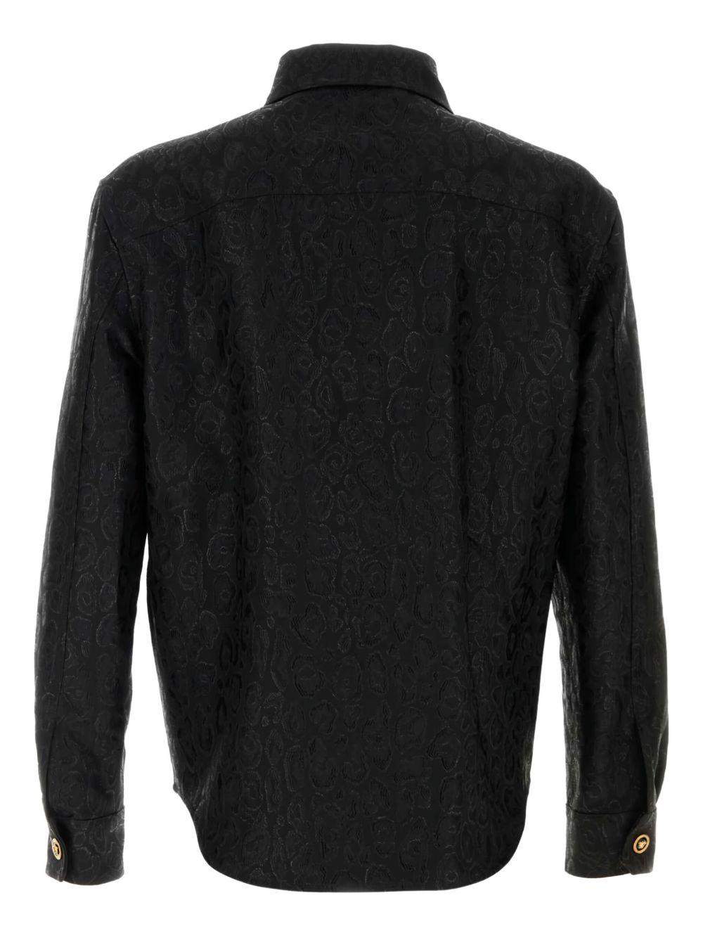 Giubbino jacquard Leopard Versace 10174131A15785 1B000 Versace 