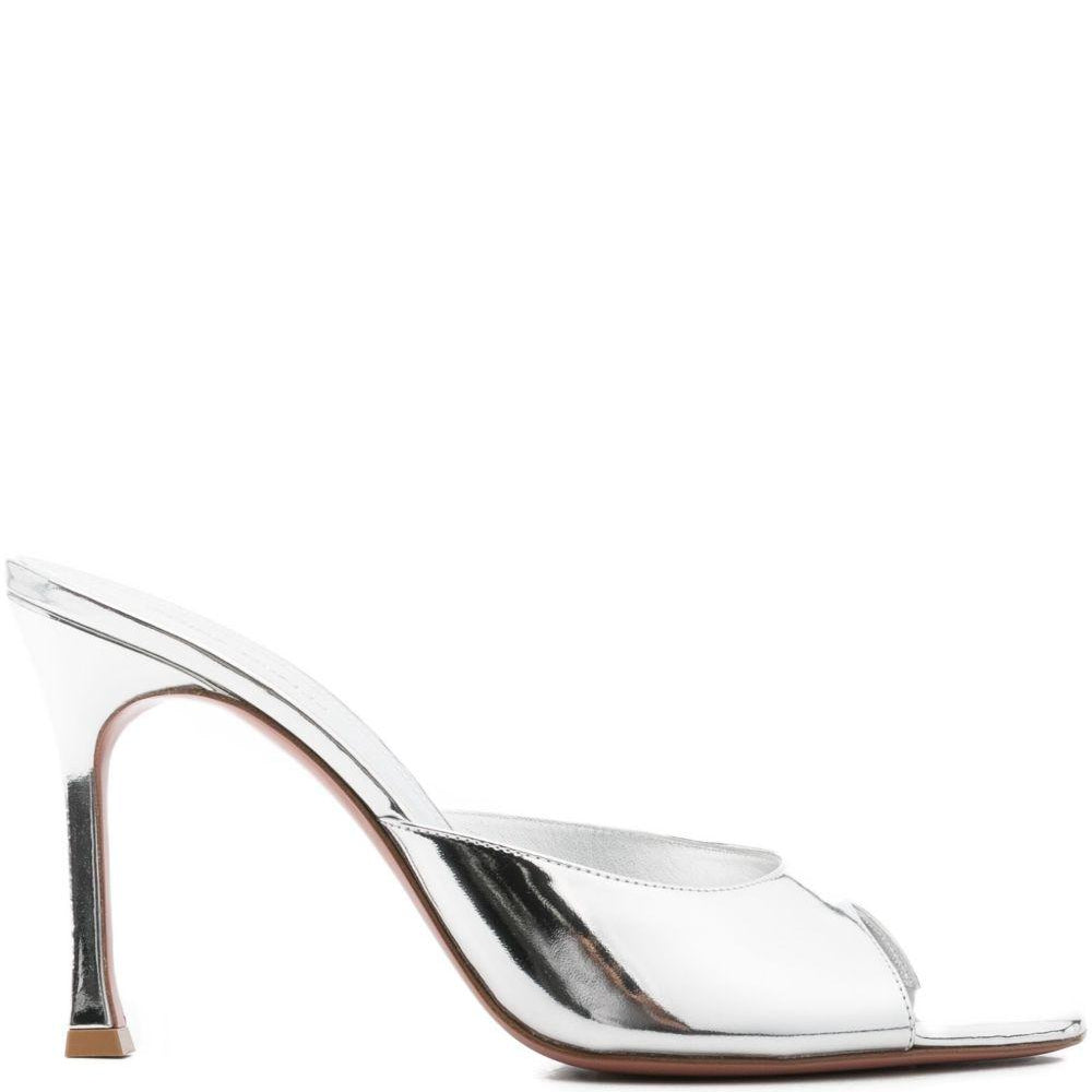 Sandali Alexa Slipper 95 Amina Muaddi ALEXASLIPPER95 MIRRORSLIVER Amina Muaddi 