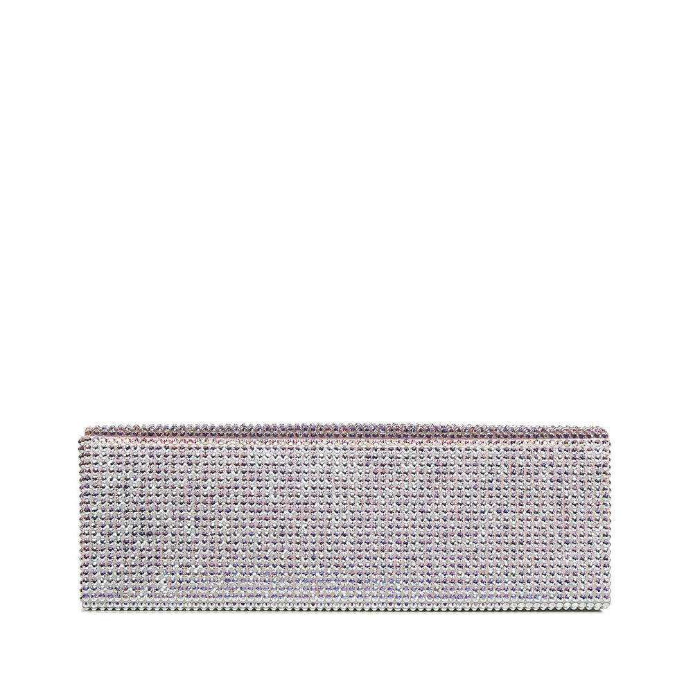 Clutch AMINI PALOMA Amina Muaddi <BR/> AMINIPALOMA SILVERWHITE Amina Muaddi 