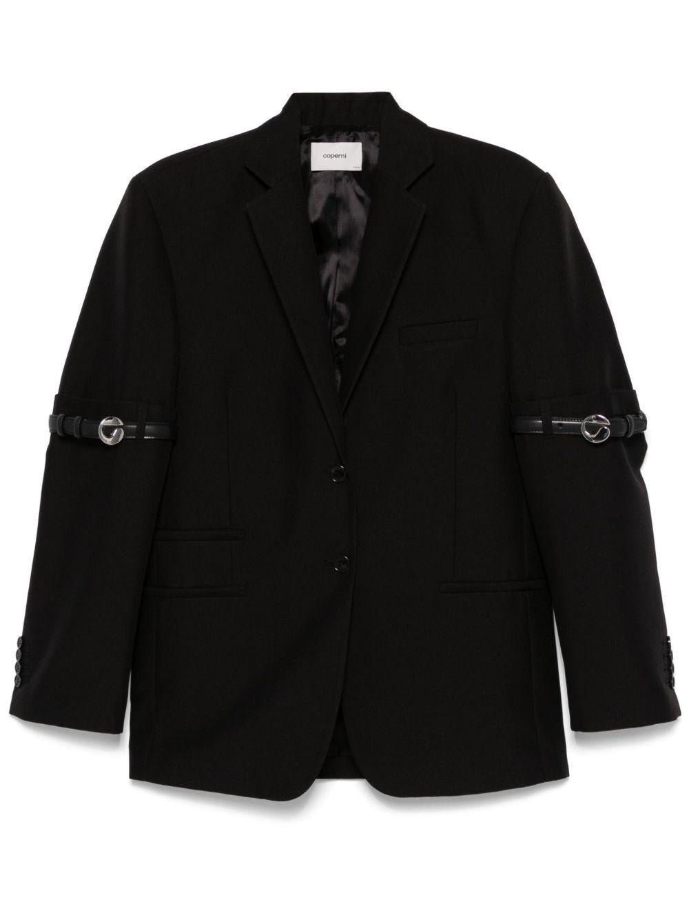 Giacca Logo Belted Coperni<BR/> COPV37F3004 BLK Coperni 