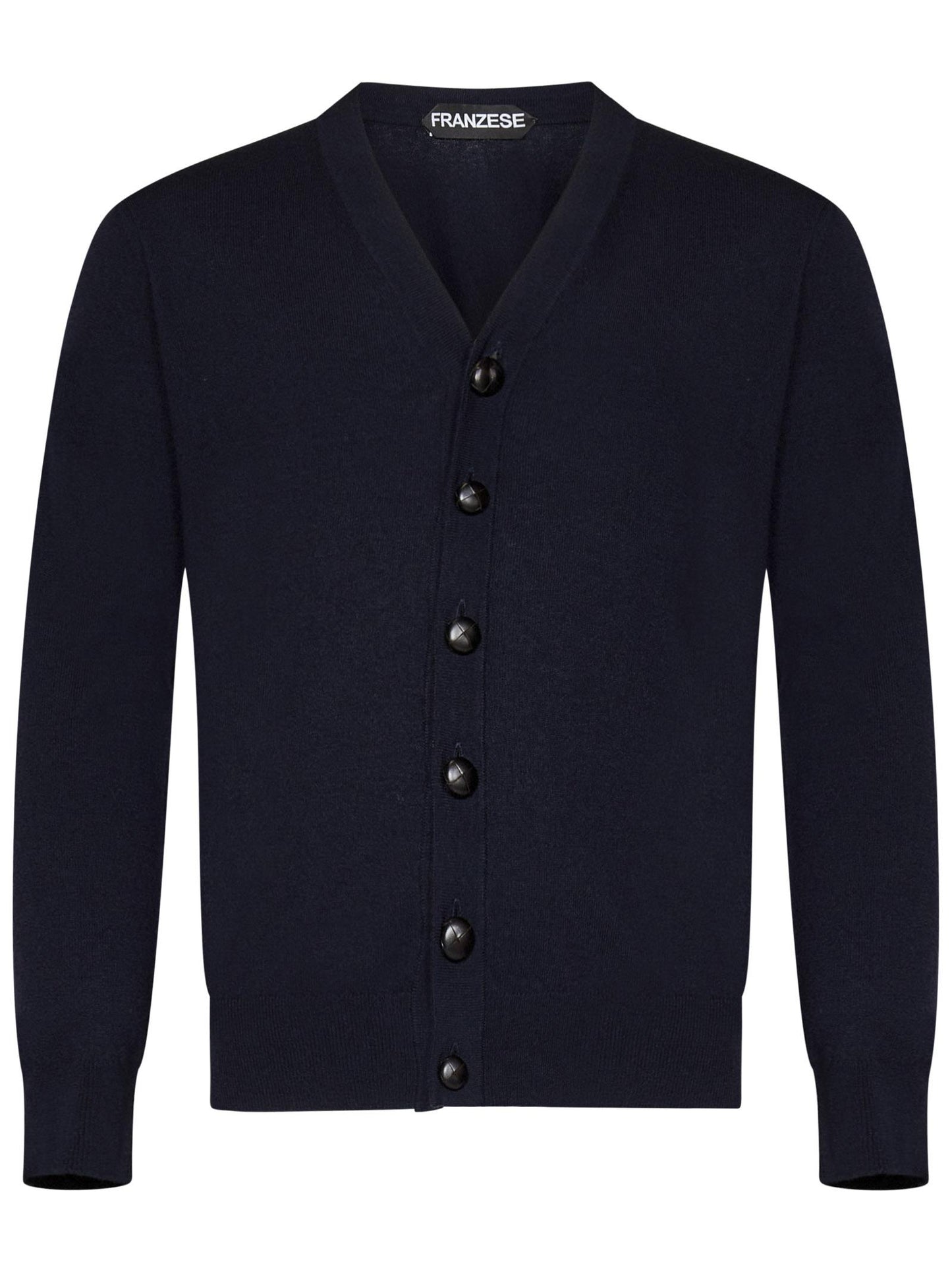 Cardigan modello Brad Pitt Franzese Napoli MA8055 BLU Franzese Collection Pronta Sartoria 