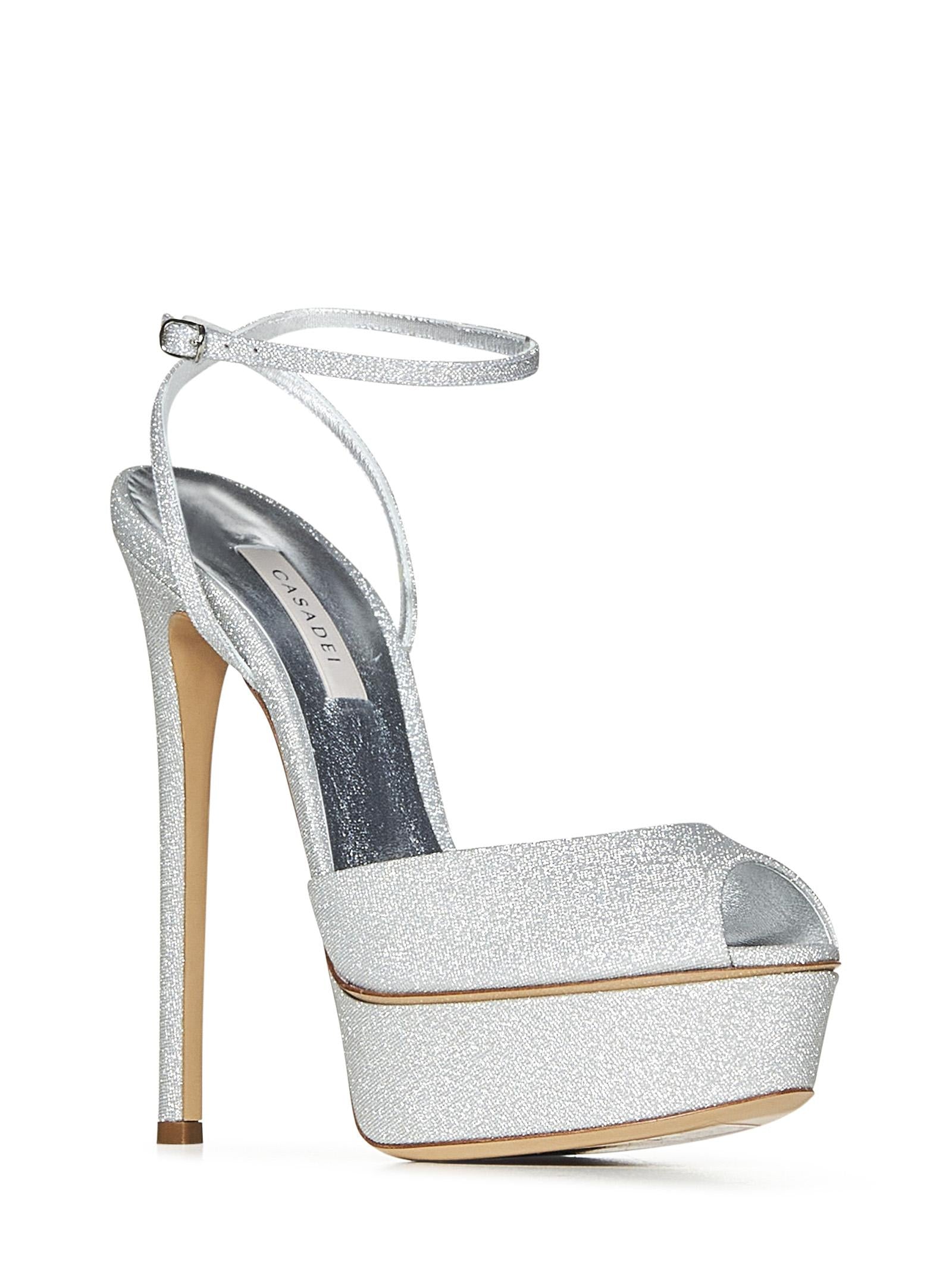 サンダル・ミュール CASADEI 1L091V1401SOLEC9700 Sandals Silver CASADEI Women Sandals 1L091V1401SOLEC9700 5 SILVER (CASADEI
