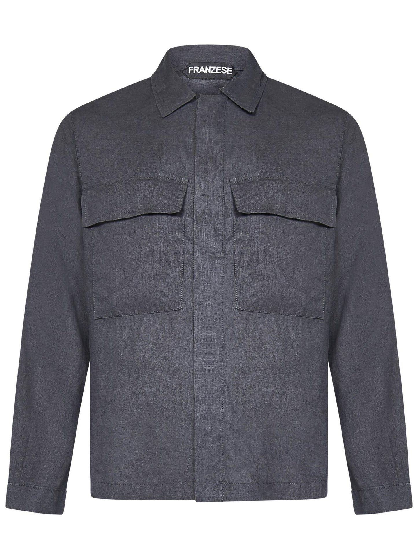 Giacca modello Gianni Agnelli Franzese Napoli AU1463L ASFALTO Franzese Collection Pronta Sartoria 