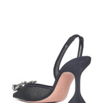 Amina Muaddi BEGUMMESHSLING95BLACK