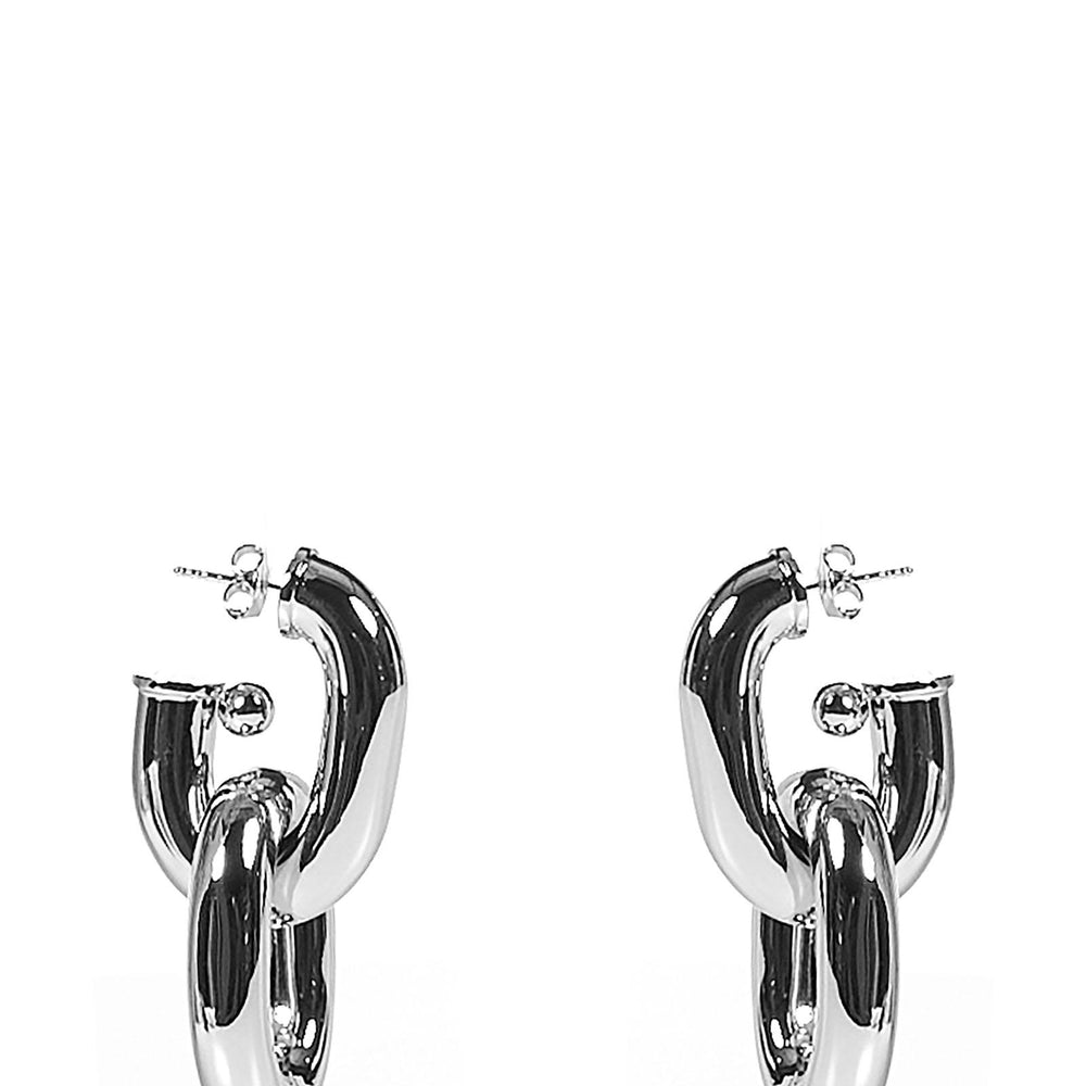 Orecchini Silver double XL link Rabanne 20HBB0024MET083 P040 Rabanne 