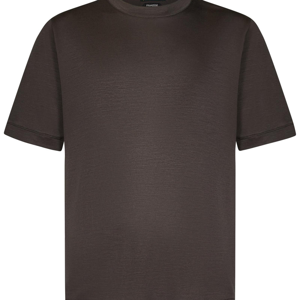 T-shirt modello Capital Franzese Napoli MF0202 MARRONE Franzese Collection Pronta Sartoria 