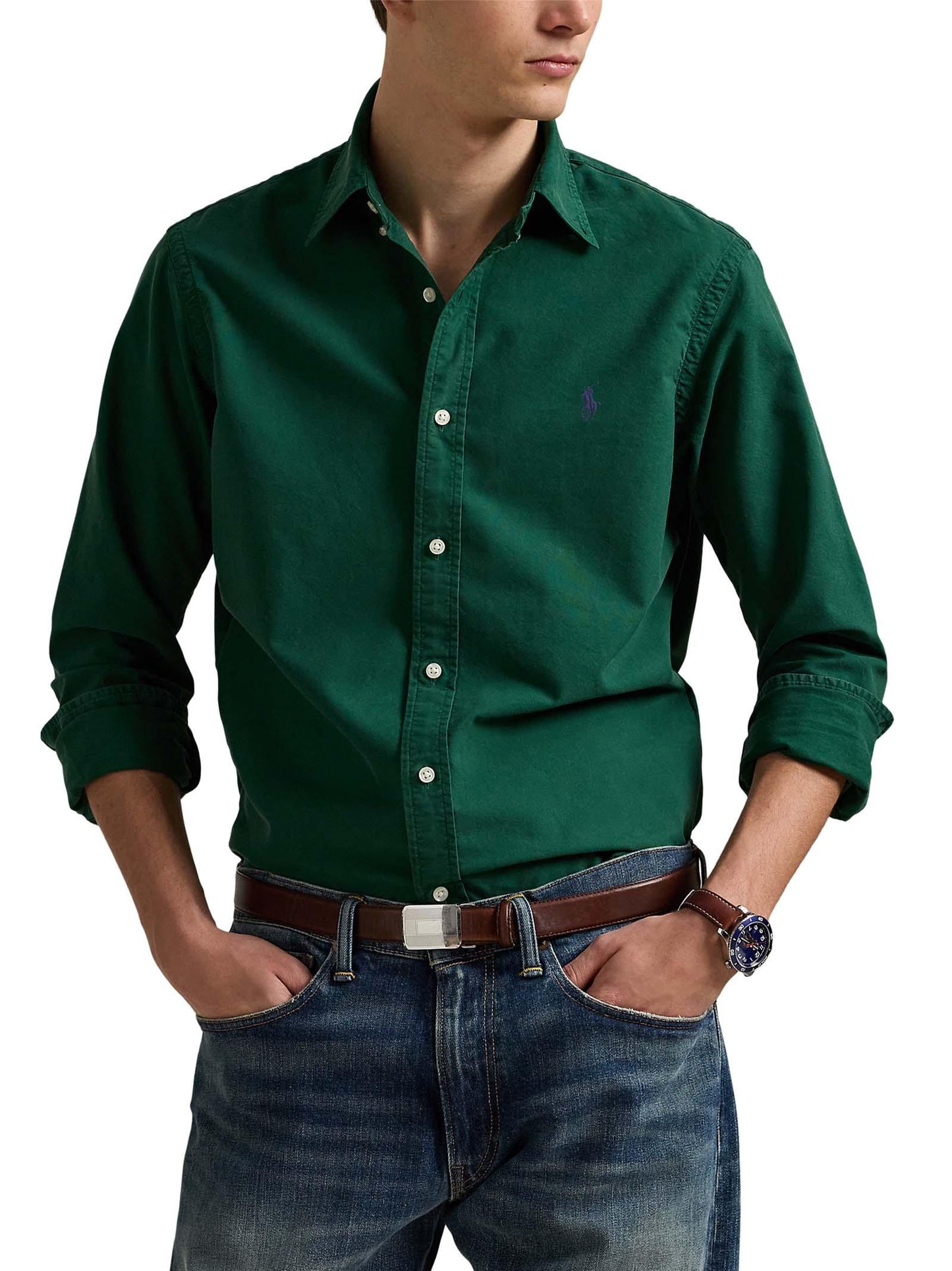 Camicia Oxford Polo Ralph Lauren 710805564 064 Polo Ralph Lauren 