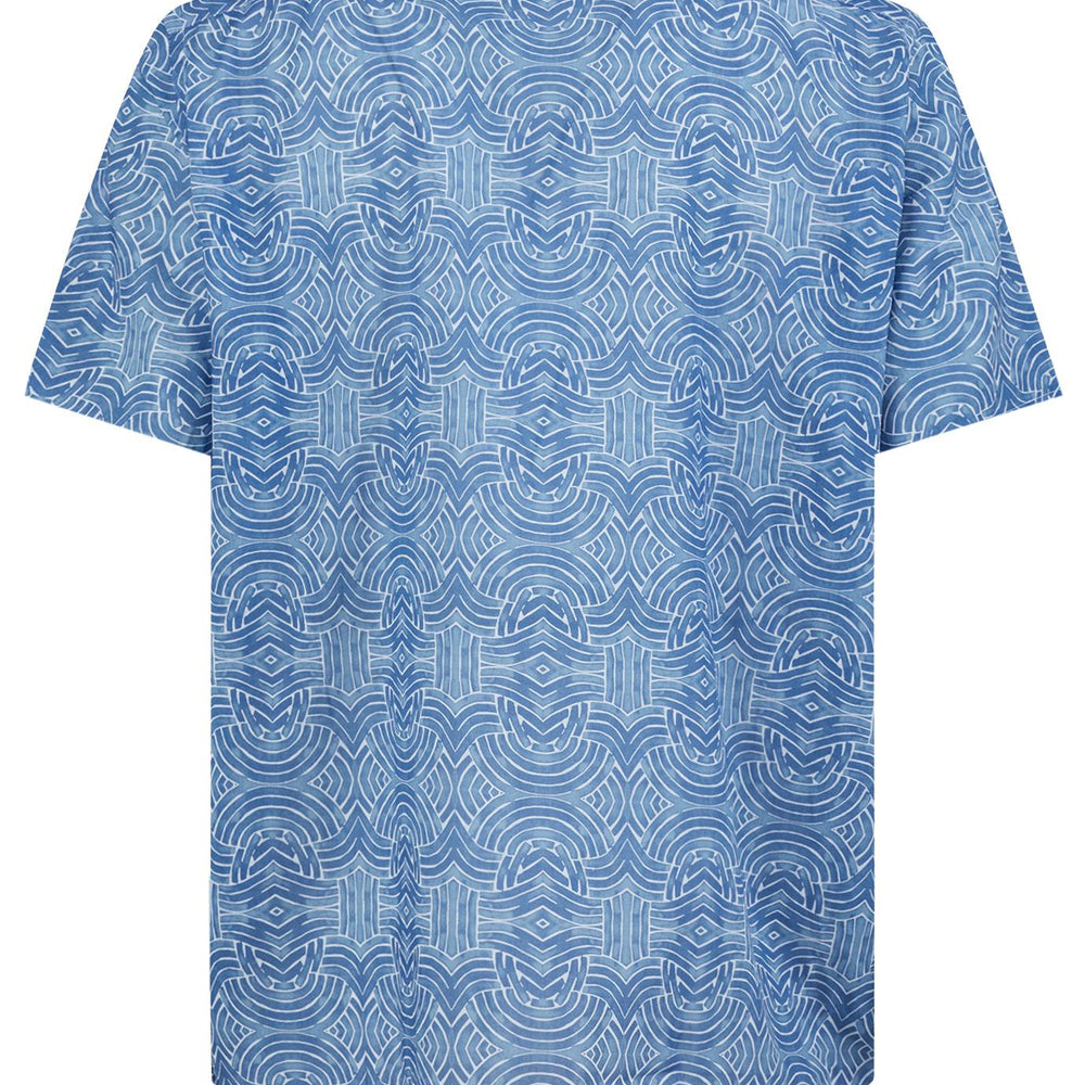 Camicia Gazzarrini x Michele Franzese CE290G BLU Gazzarrini x Michele Franzese 