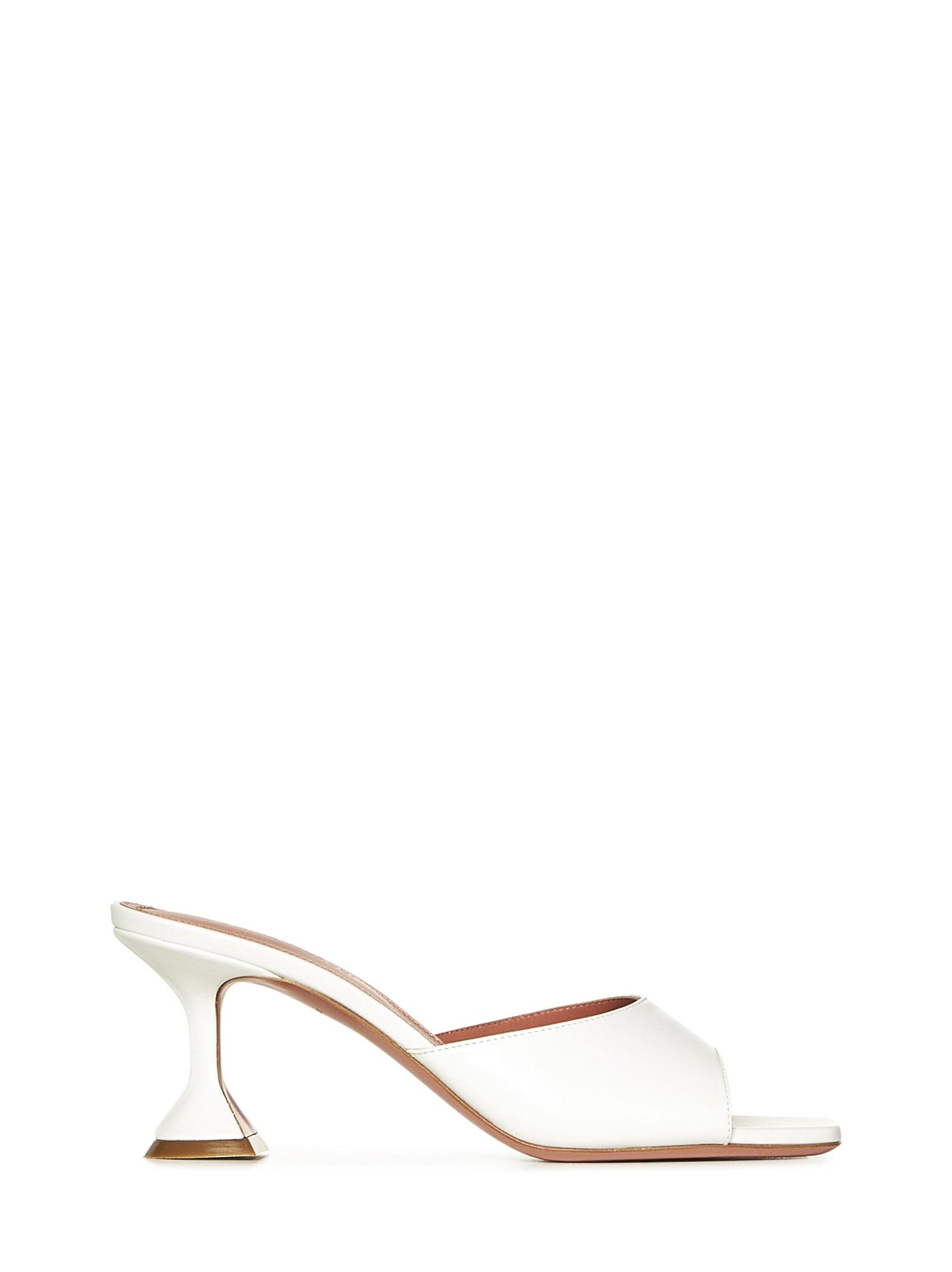 Amina Muaddi LUPITASLIPPER70WHITE
