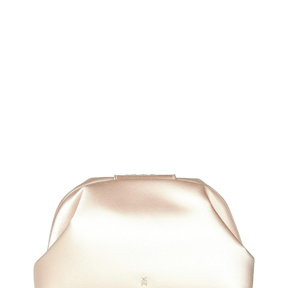 
                  
                    Clutch Camelia Amina Muaddi CAMELIASATIN CHAMPAGNE Amina Muaddi 
                  
                
