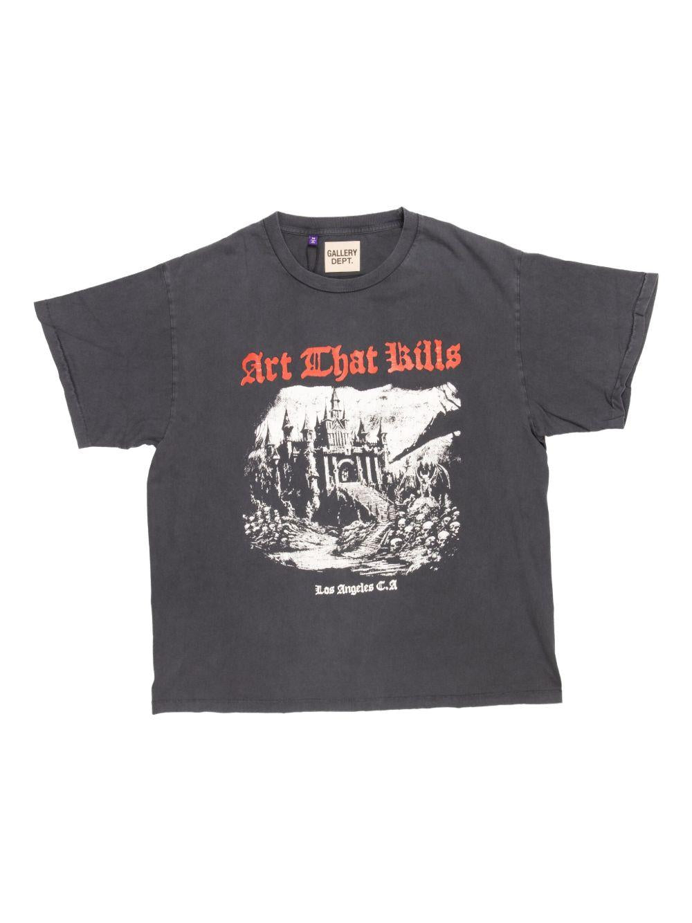 T-shirt ATK CASTLE Gallery Dept. ATKT10071 VINTAGEBLACK Gallery Dept. 