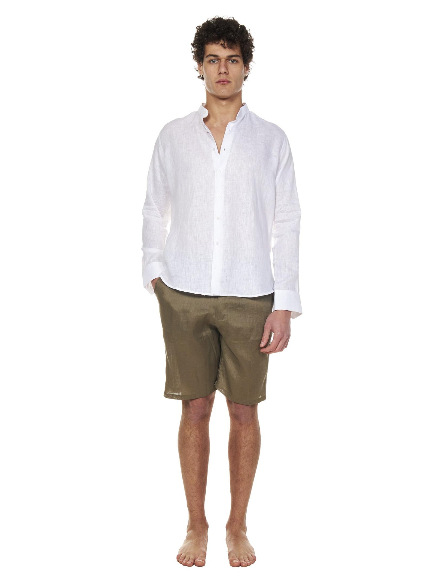 Camicia James Bond Franzese Napoli FRACM18 BIANCO Franzese Collection Pronta Sartoria 