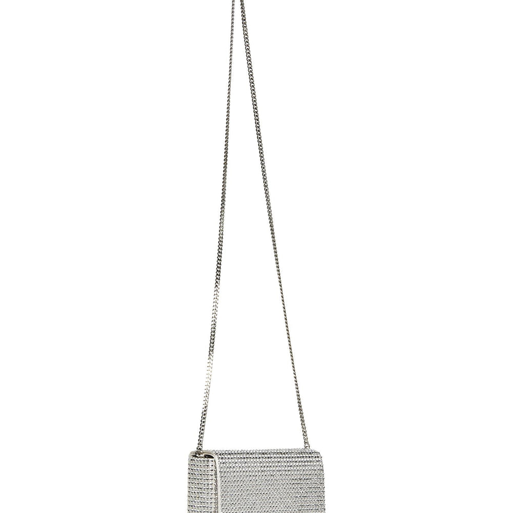 Clucth Paloma Mini Amina Muaddi PALOMAMINI SILVER Amina Muaddi 