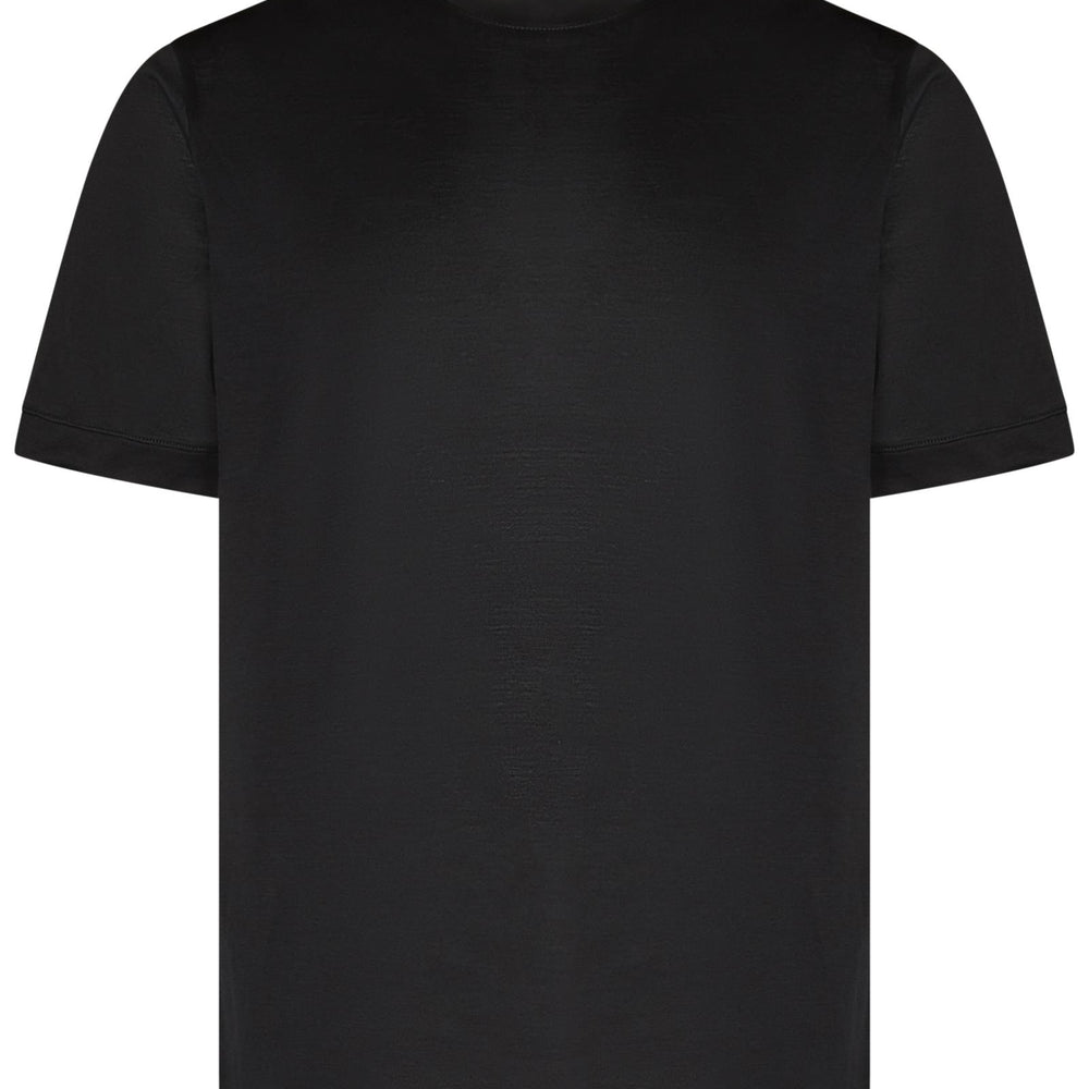 T-shirt modello nuvola Franzese Napoli FRATH09 NERO Franzese Collection Pronta Sartoria 