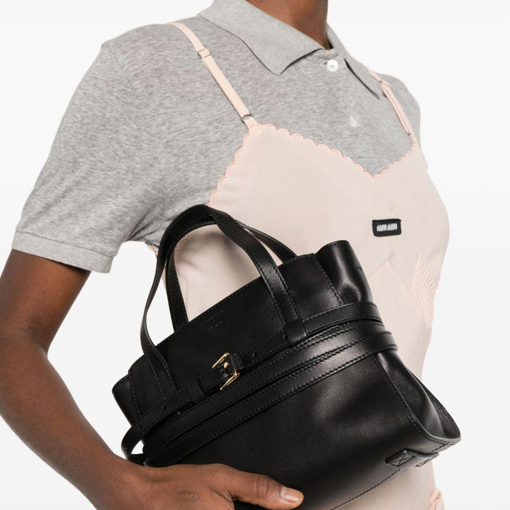 Borsa a mano Tie Me Small Moschino MC4012PP0NOA0000 NERO Moschino 