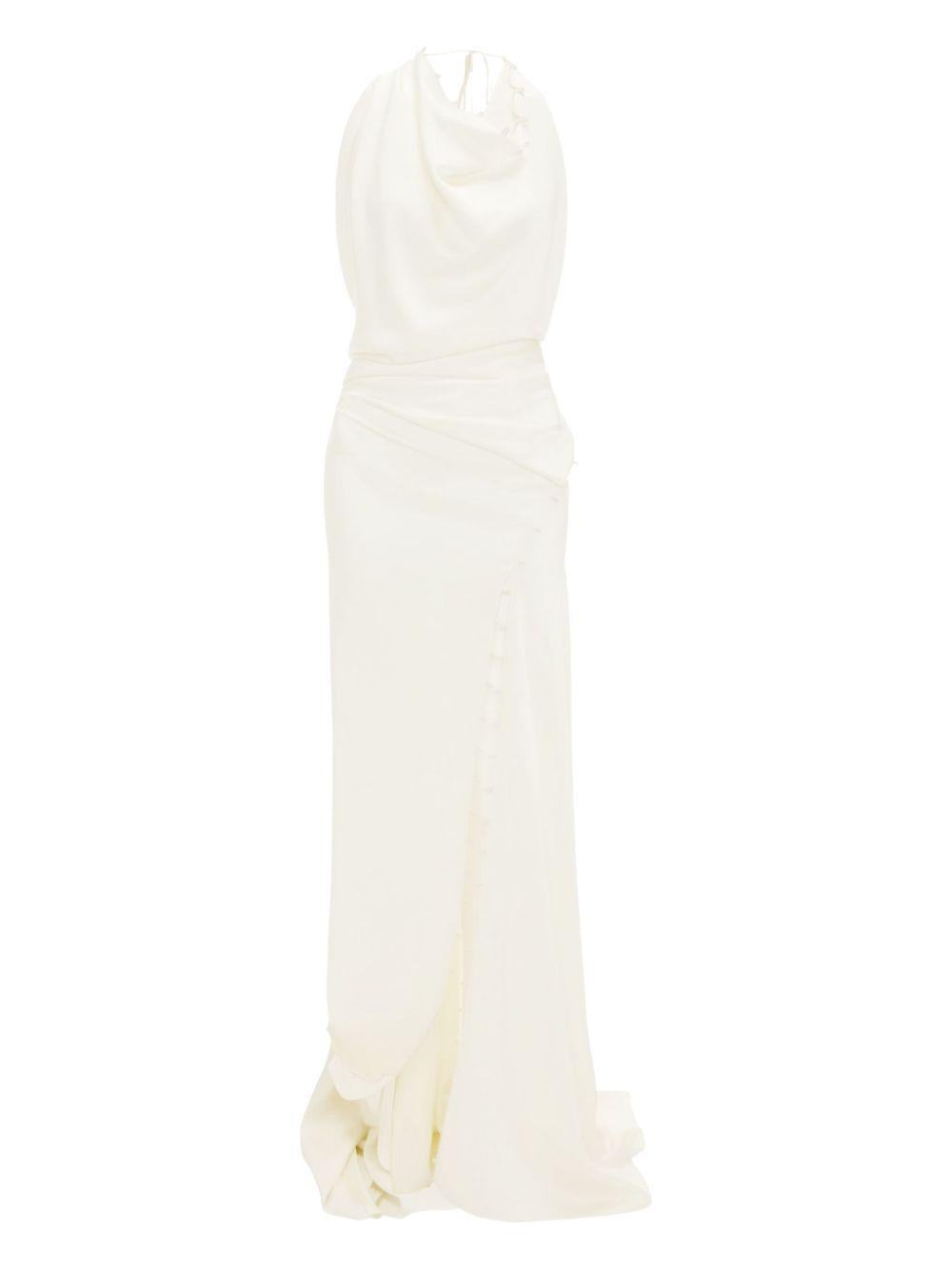 Abito Lungo Victoria Beckham 1425WDR006796A IVORY Victoria Beckham 