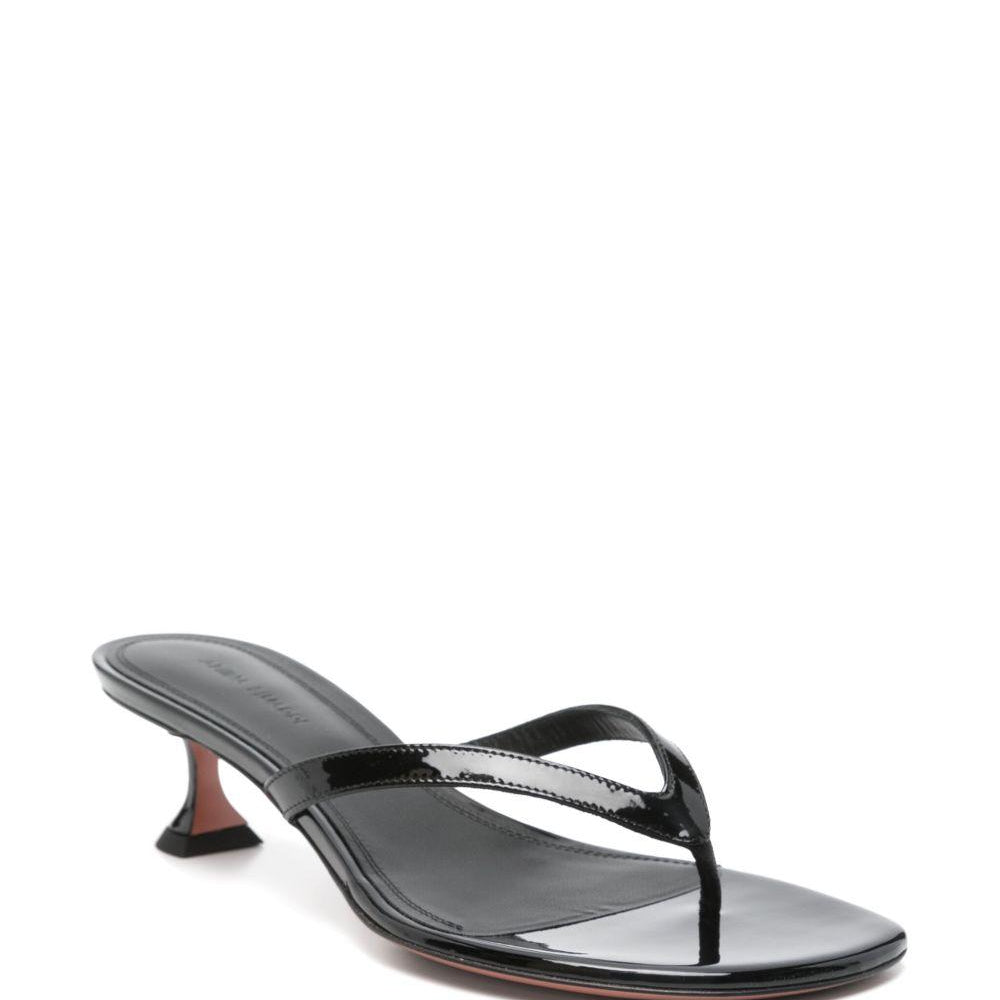 
                  
                    Amina Muaddi JULIETTETHONG45PATENTBLACK
                  
                
