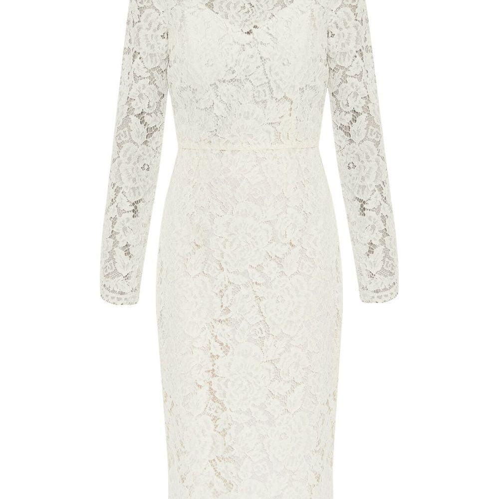 Abito Midi DOLCE & GABBANA F6M0DTHLM7L W0001 DOLCE & GABBANA 