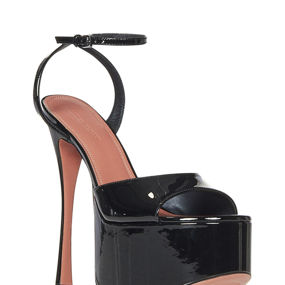 Amina Muaddi AYASANDAL155BLACK