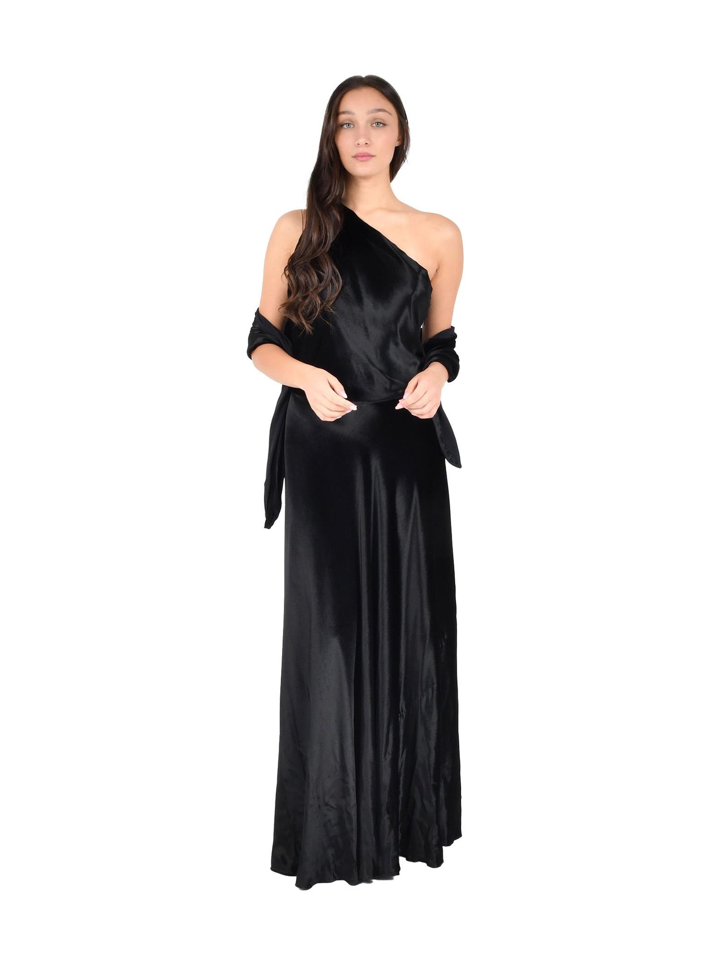 Abito Lungo Alberta Ferretti A04166645 0555 Alberta Ferretti 