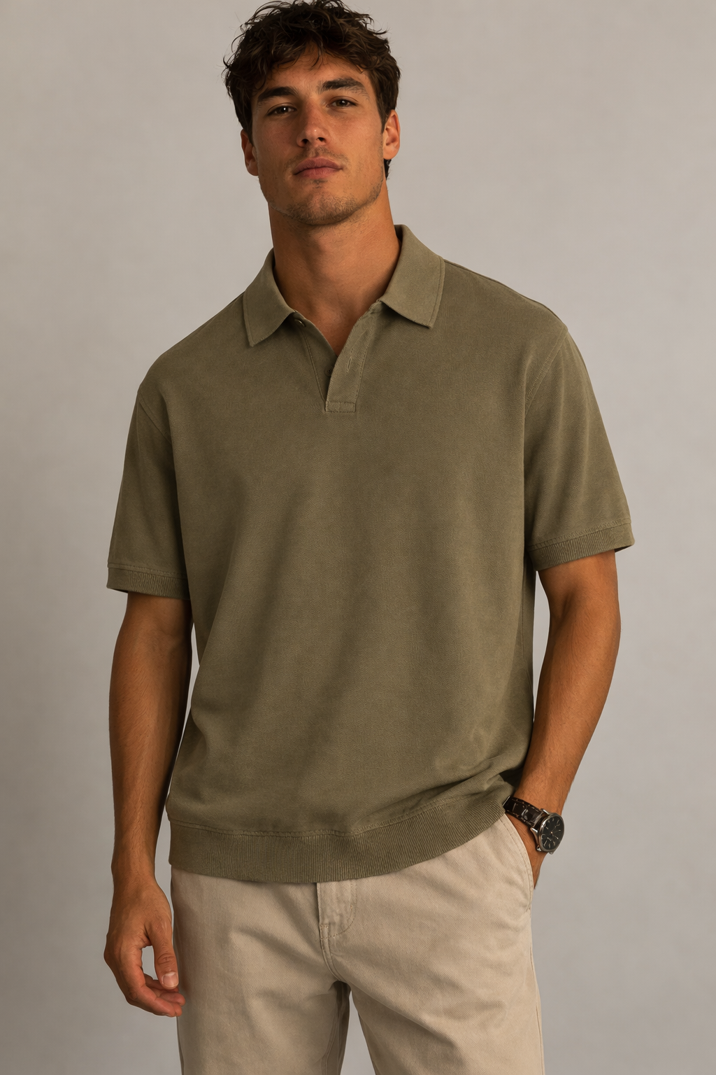 Polo modello Gossip Franzese Napoli MA8352 VERDE Franzese Collection 