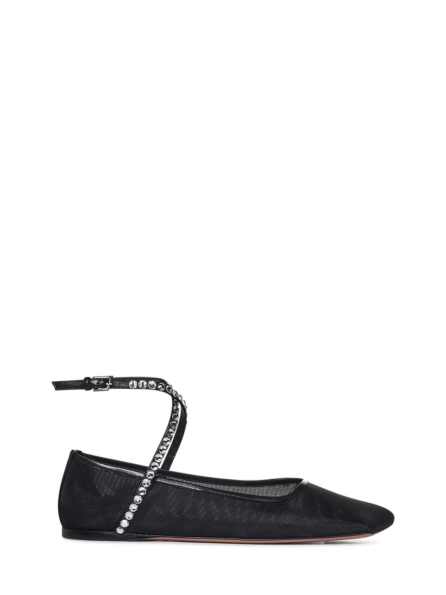 Ballerine ANE MESH CRYSTAL Amina Muaddi ANEMESHCRYSTAL BLACK Amina Muaddi 