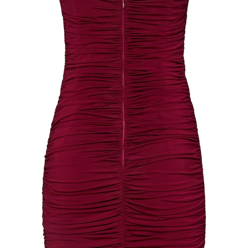 Abito Mini Nensi Dojaka NDDR2791001401 BURGUNDY Nensi Dojaka 