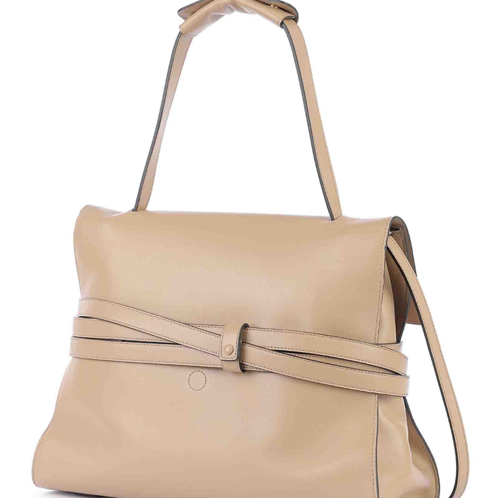 Borsa a mano Tie Me Media Moschino MC4162PP0NOA0103 ECRU Moschino 