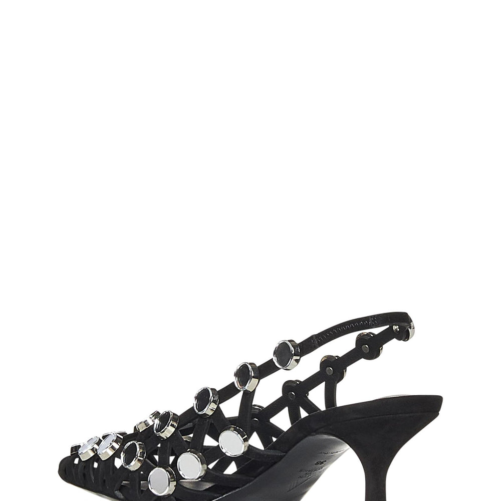 
                  
                    Décolleté "Grid" The Attico 250WSH00844 100 The Attico 
                  
                